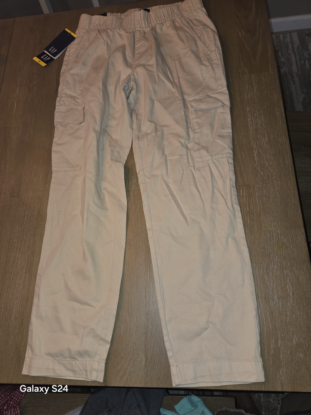 GAP Womens Sz S Twill Cargo Pants Tan New